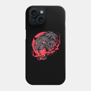 angry tiger Phone Case