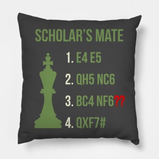 scholar's mate Pillow