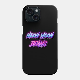 Neon Moon Beams Phone Case