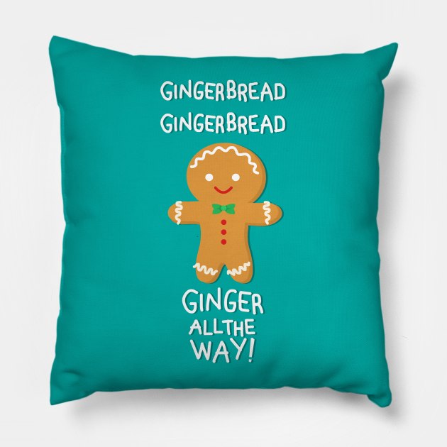 Gingerbread Pillow by AnishaCreations