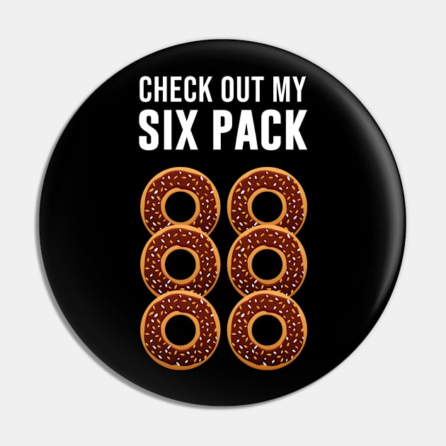 Donut Six Pack Pin by martinroj