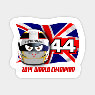 LEWIS HAMILTON_2014_World Champion_Helmet Magnet