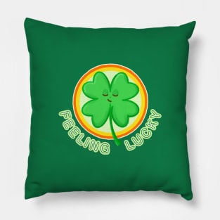 Feeling Lucky! Kawaii Clover Pillow