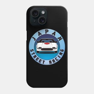 Japan Street Racing JDM Tuning Blue Birthday Gift Shirt. Phone Case