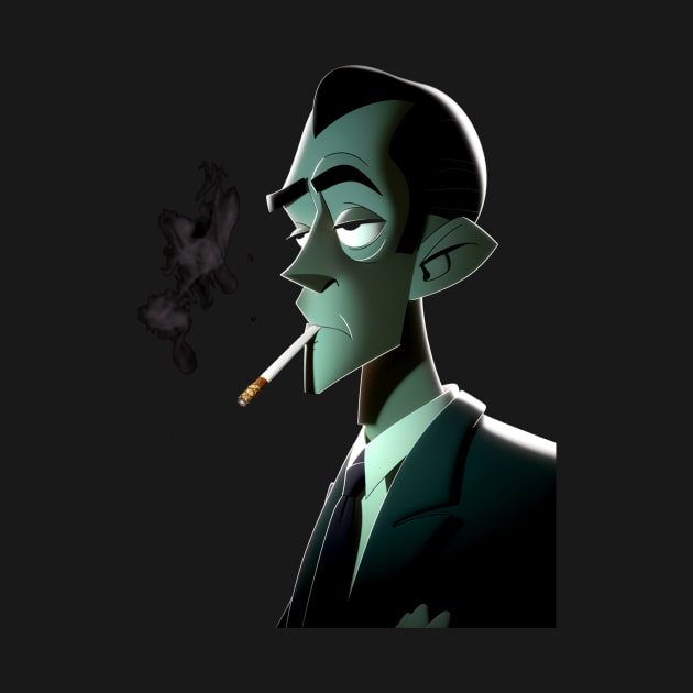 Smoking Gangster by Butterfly Venom