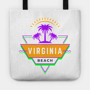 Virginia beach Vibes 80's 90's Tote