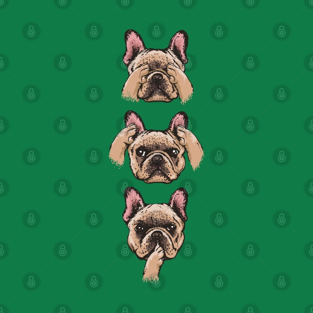 No Evil  Frenchie by huebucket