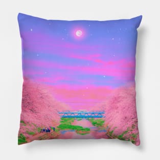 Pastel garden Pillow