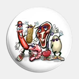 Meat Party Pin