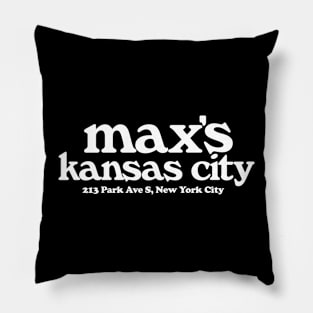 Max's Kansas City Pillow