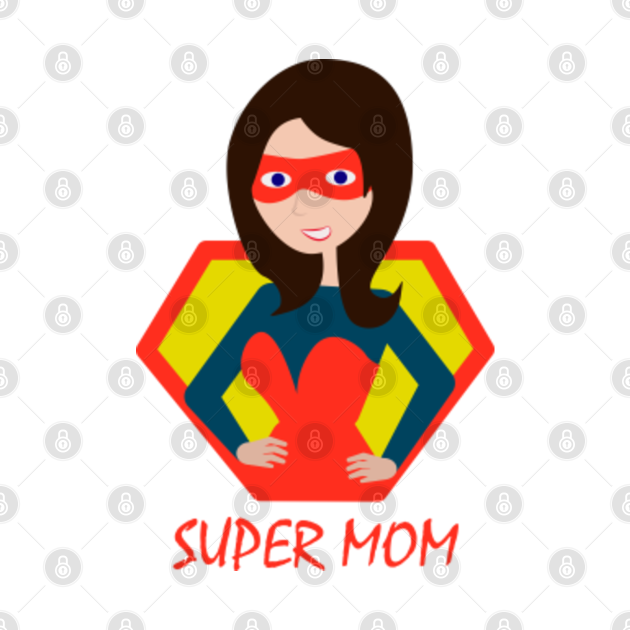 clipart super mom