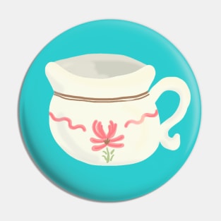 Floral Chamber Pot Pin