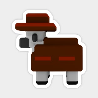 Cowboy Sheep Magnet