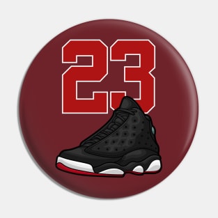 Retro Playoffs 23 Sneaker Pin