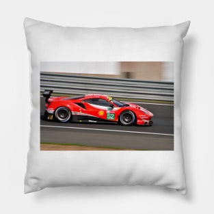 Ferrari 488 GTE EVO 24 Hours Of Le Mans 2018 Pillow