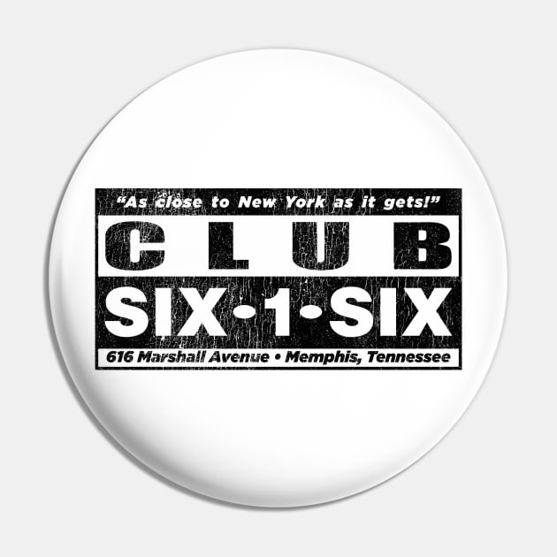 Club Six•1•Six Pin by rt-shirts