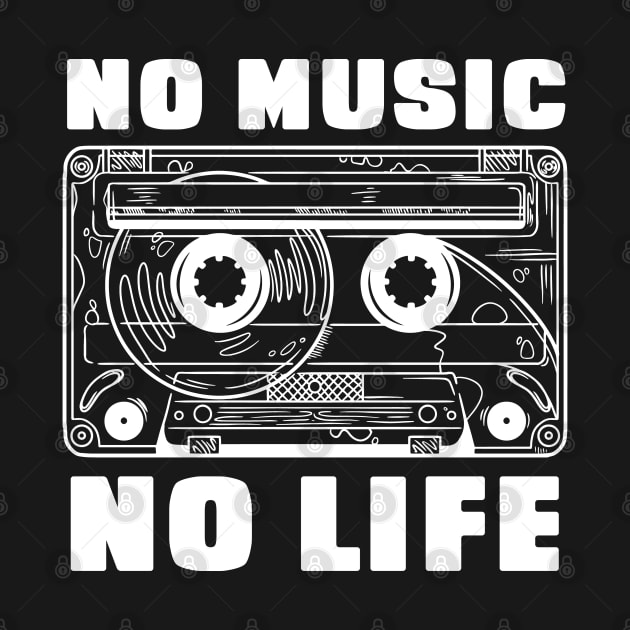 No Music No Life Cassette by madeinchorley