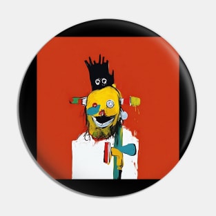 Abstract clown Pin