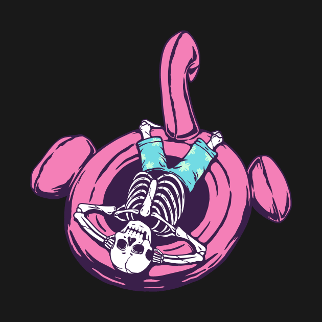 Chillin' skull by illust_rusty