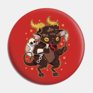 Baby Krampus Manga Kawaii Christmas Pin