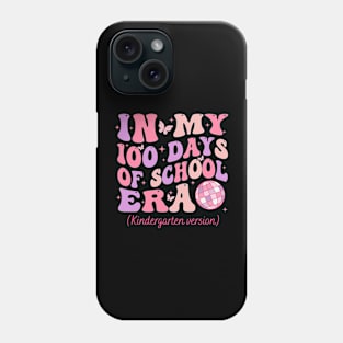 In My 100 Days of School Era, Retro Kindergarten Teacher Phone Case