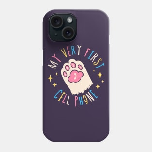 Paws | My very first cell phone | For emergency calls only Phone Case