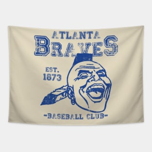 Vintage Atlanta Braves By Semrawud Tapestry