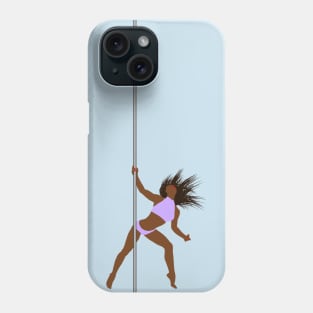 Brunette Pole Dancer Phone Case