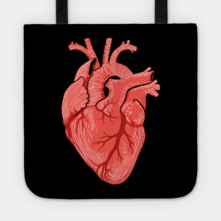 Anatomical Heart Drawing - Cardiac Surgeon Nurse Tote