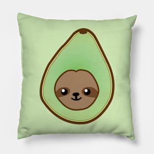 Slothocado Pillow