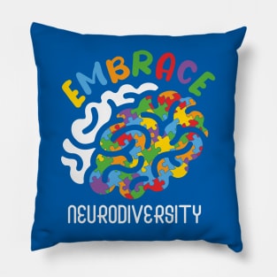 Autism Awareness - Embrace Neurodiversity Pillow