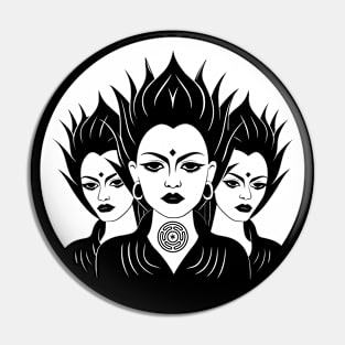 Hecate Goddess Pin