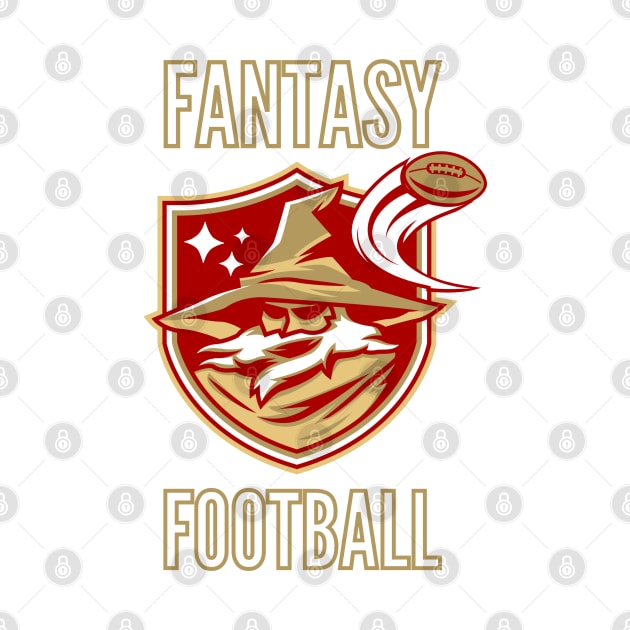 Fantasy Football (San Francisco) by Pine Tree Tees