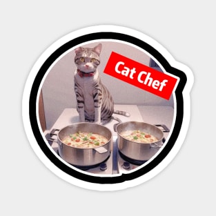 cat chef Magnet