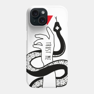 Snake - trust me - hand Phone Case