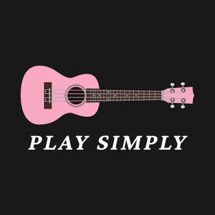 Play Simply Pink Ukulele T-Shirt