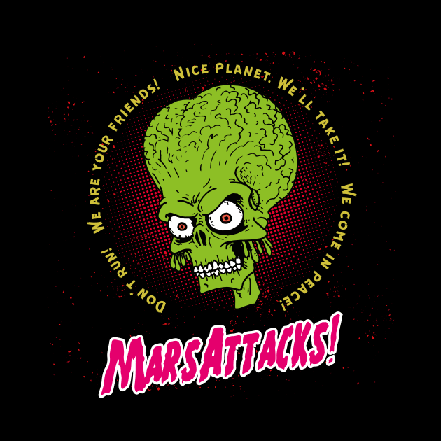 Mars Attacks! by Bear Tees