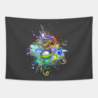 Musical Note Color Tapestry