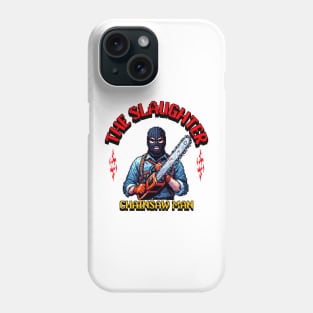 horror chainsaw man pixel art Phone Case