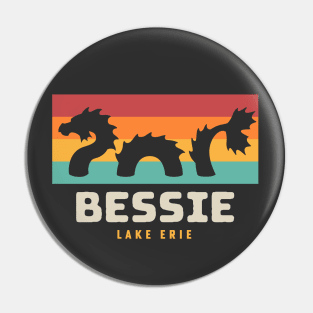 Bessie Lake Erie Monster Ohio South Bay Bessie Lake Monster Pin