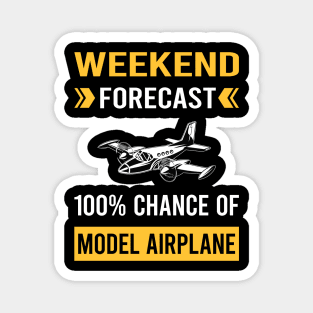 Weekend Forecast Model Airplane Plane Planes Aircraft Magnet