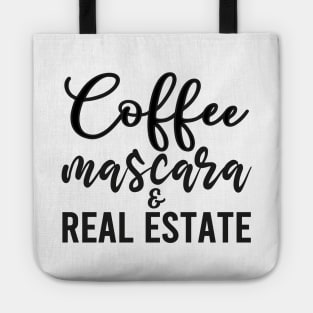 Coffee Mascara Real Estate Tote