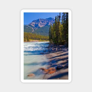 Canada. Canadian Rockies. Jasper National Park. Athabasca River. Magnet