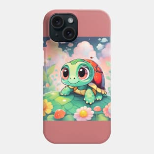 Turtle Princess in Pastel Wonderland Phone Case