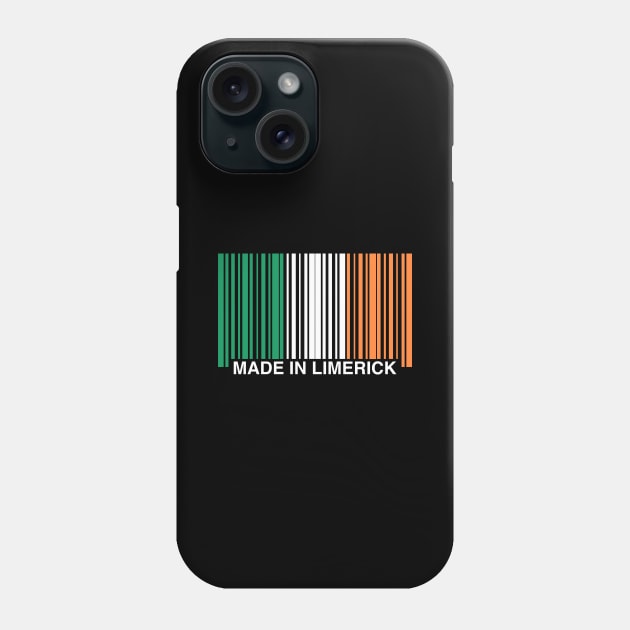 Made in Limerick Ireland Funny Irish Barcode Phone Case by GiftTrend