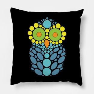 Multicoloured Owl Pillow