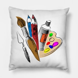 Artist tools Pillow