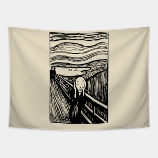 Edvard Munch The Scream Graphic Tapestry