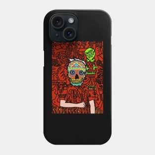 Revolutionary Art: BAO Movement" - Striking MaleMask NFT with MexicanEye Color and DarkSkin Color Phone Case