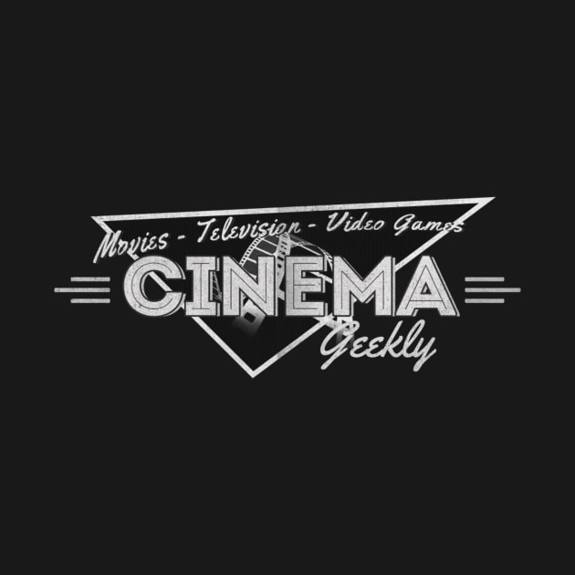 Cinema Geekly Retro T-Shirt by CinemaGeekly